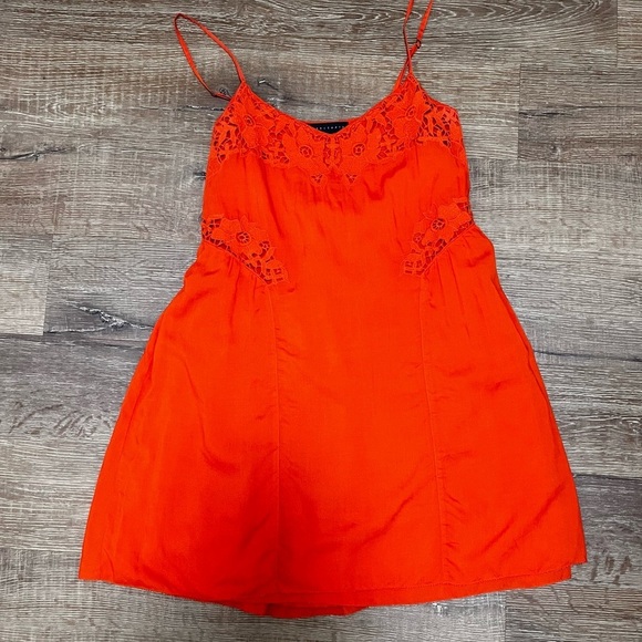 Sanctuary Ivy Embroider Dress Orange Size Small - Picture 6 of 14